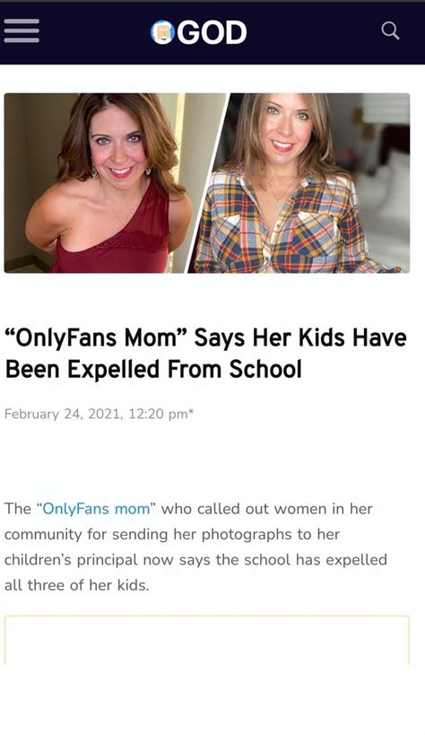 CA OnlyFans mom says her kids have been expelled from school